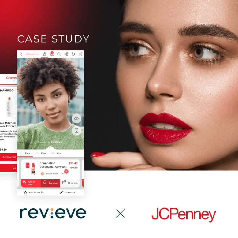 Elevating Beauty Retail Standards: JCPenney and Revieve Achieve Remarkable Success with Innovative AI Advisors and Next Gen True-To-Life Makeup Artist VTO Solutions Driving Higher Conversions and Engagement