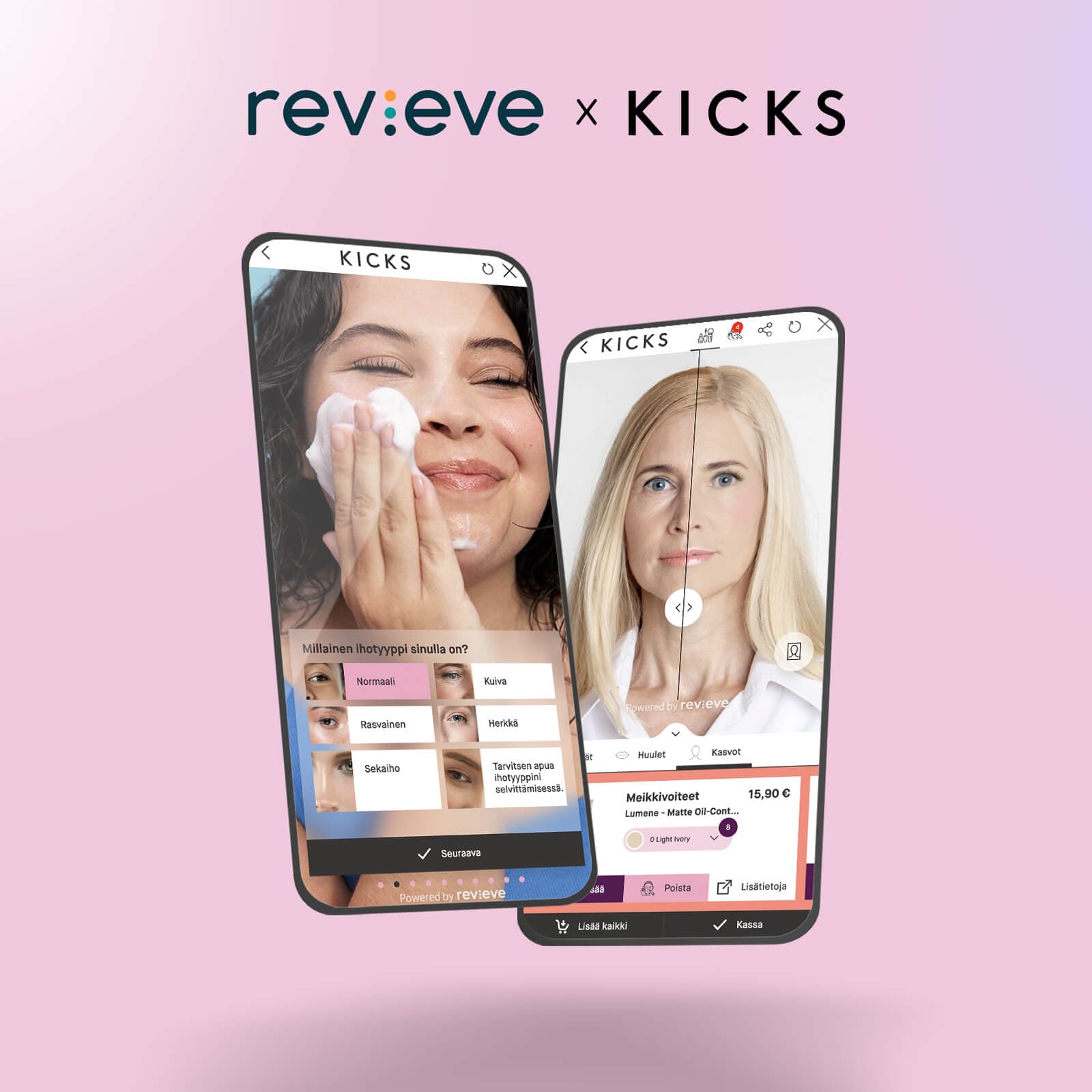 KICKS Becomes the First Cosmetics Chain in Finland to Introduce Digital Beauty Experiences in Partnership with Revieve