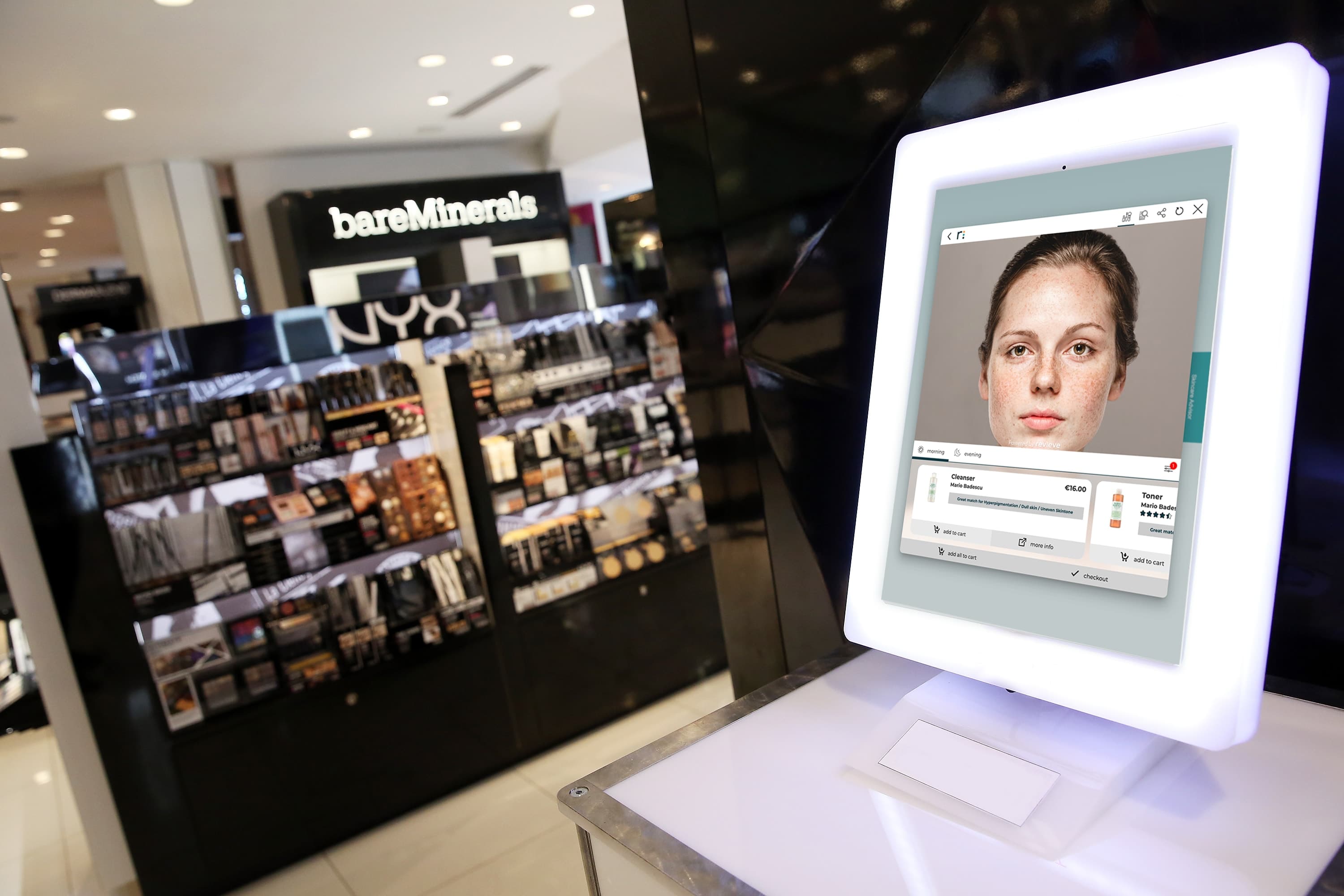 Revieve & Ground Support Labs Provide In-Store AI Experiences
