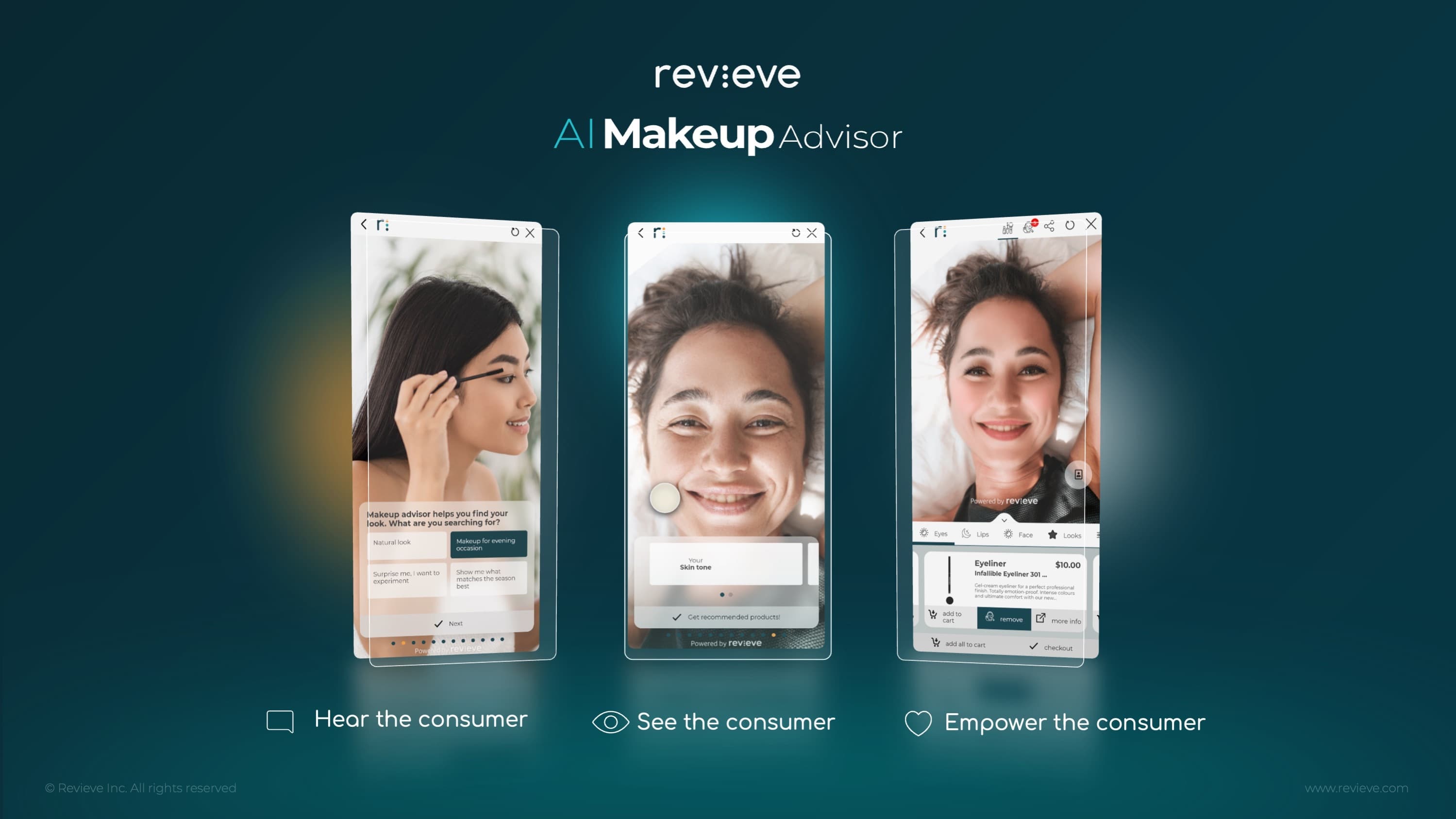 Revieve® Launches AI Makeup Advisor to Deliver a Personalized Digital Beauty Experience Spanning the Customer Journey