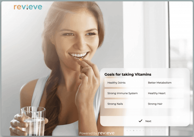 Vitamin a supplement advisor becomes latest consumer enhancement offering for Revieve platform