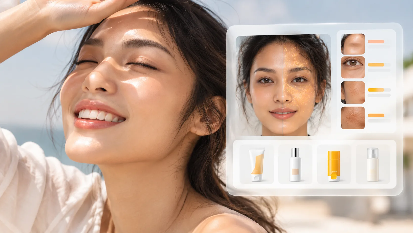 AI Suncare Advisor — UV damage analysis with personalized SPF and sun-protection routine recommendations.